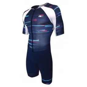 ZEROD TT RACER TRISUIT SS REVOLUTION BLUE FOR MEN'S