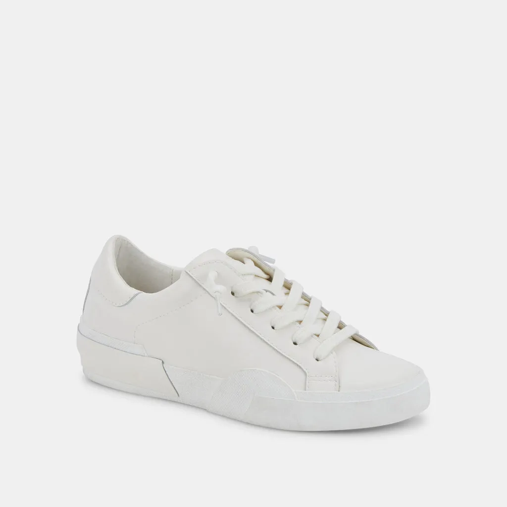 ZINA 360 SNEAKERS WHITE RECYCLED LEATHER– Dolce Vita 6874244546626