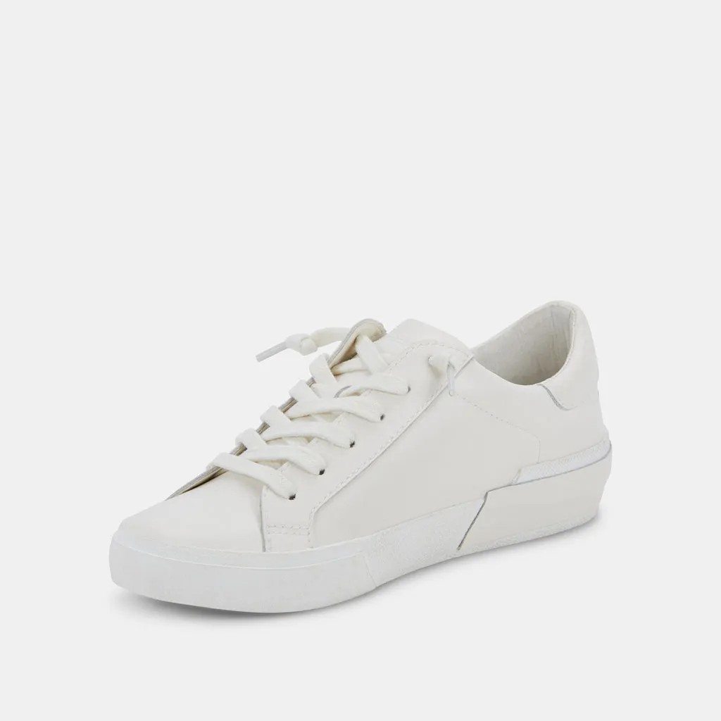 ZINA 360 SNEAKERS WHITE RECYCLED LEATHER– Dolce Vita 6874244546626