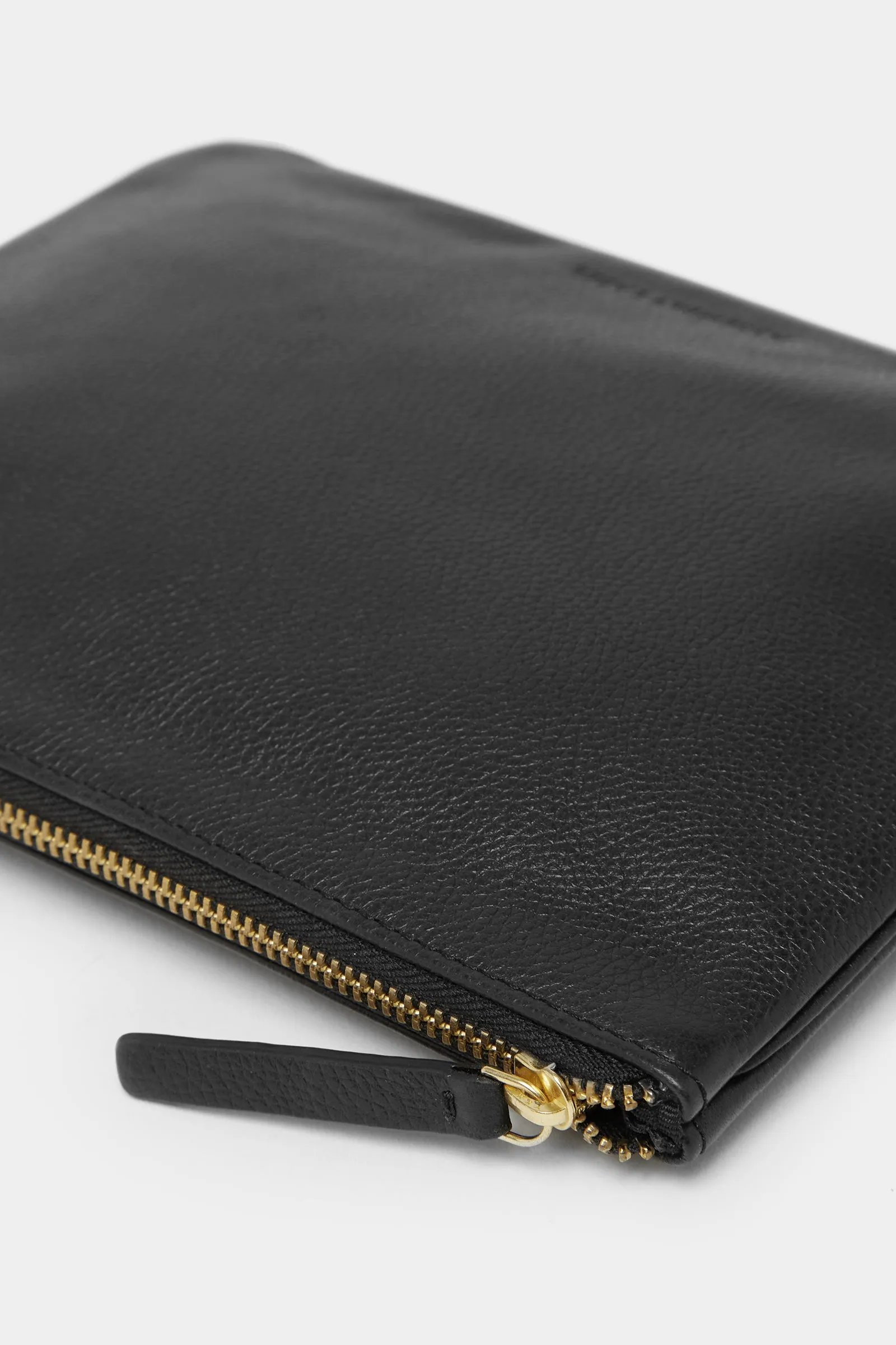 Zip Leather Pouch